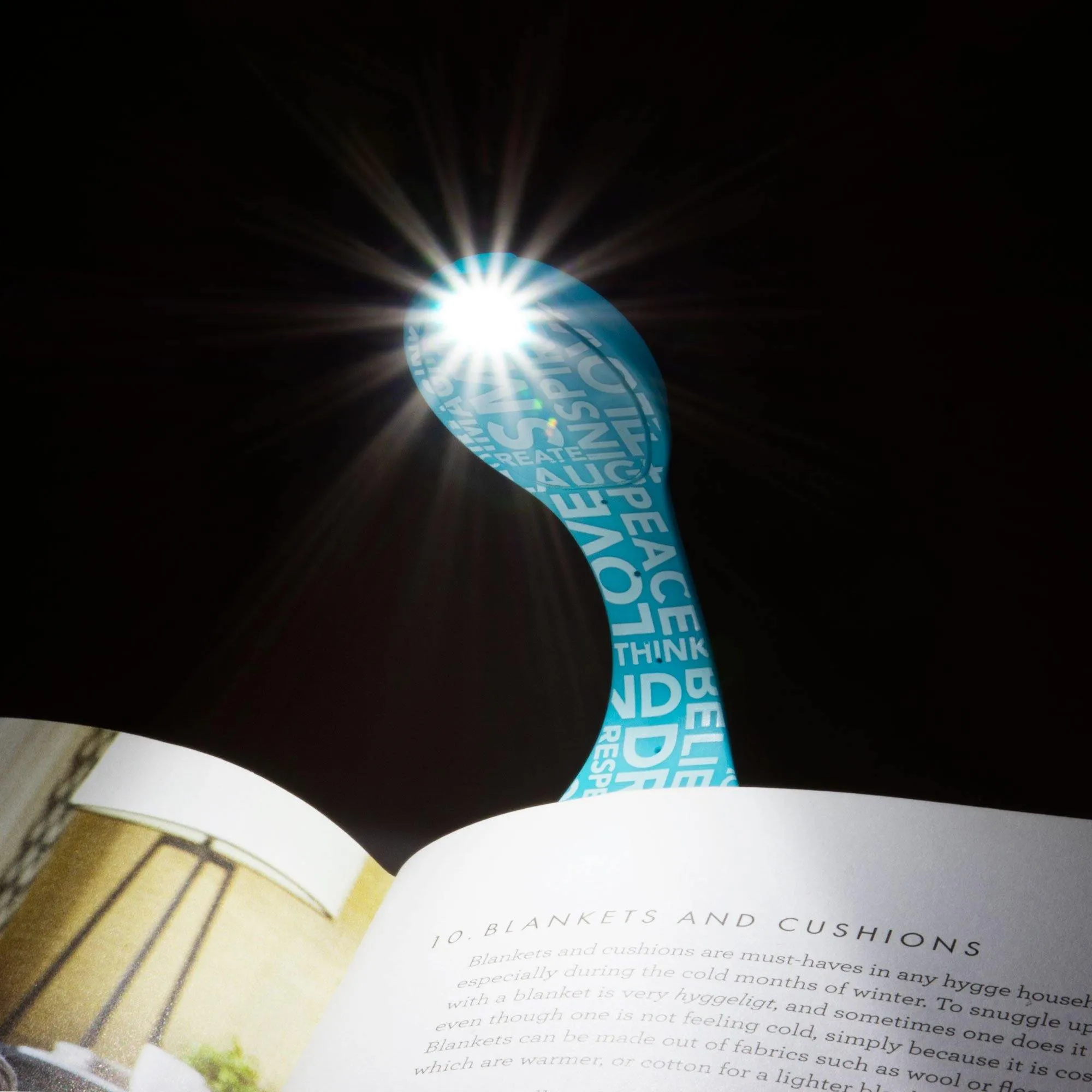 Flexilight Original Book Light (Blue Words)