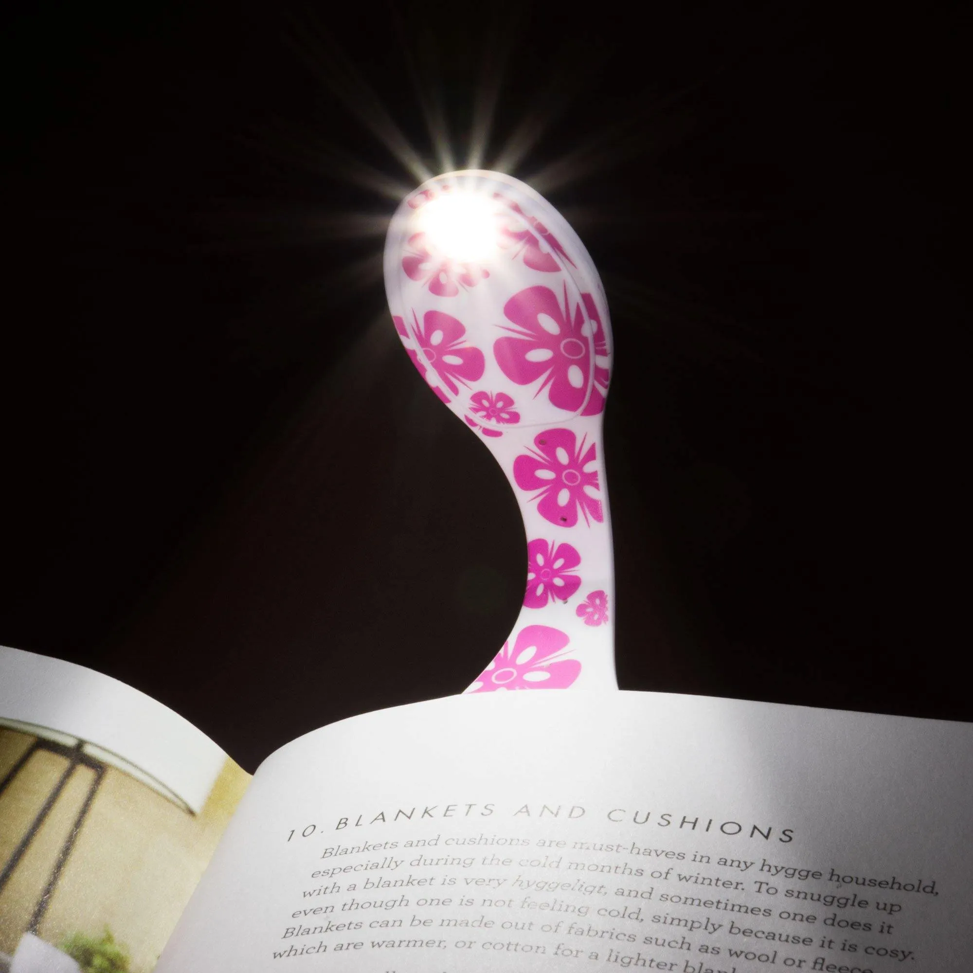 Flexilight Original Book Light (Pink Flowers)