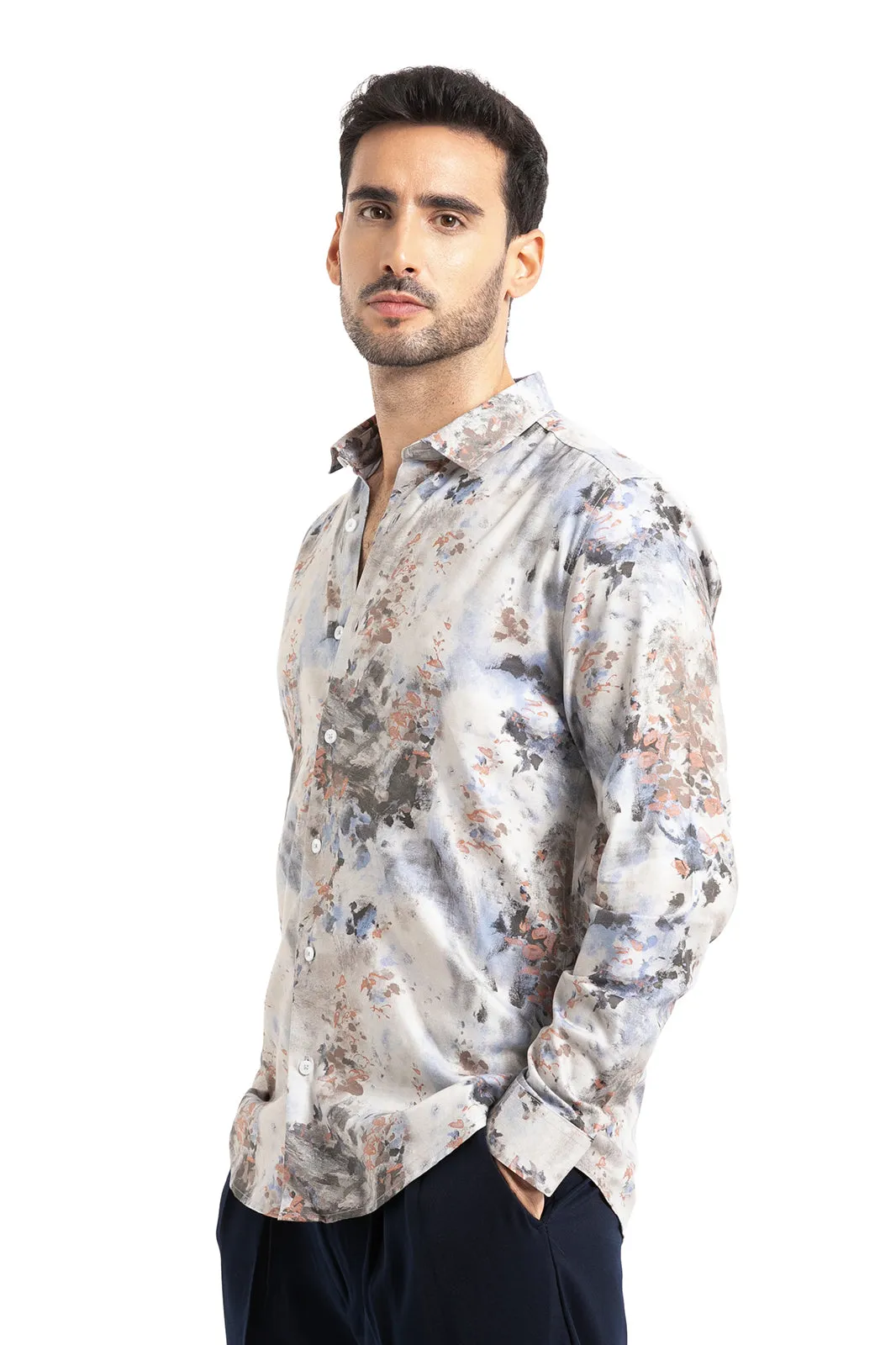 Floral Printed Full Sleeve Shirt