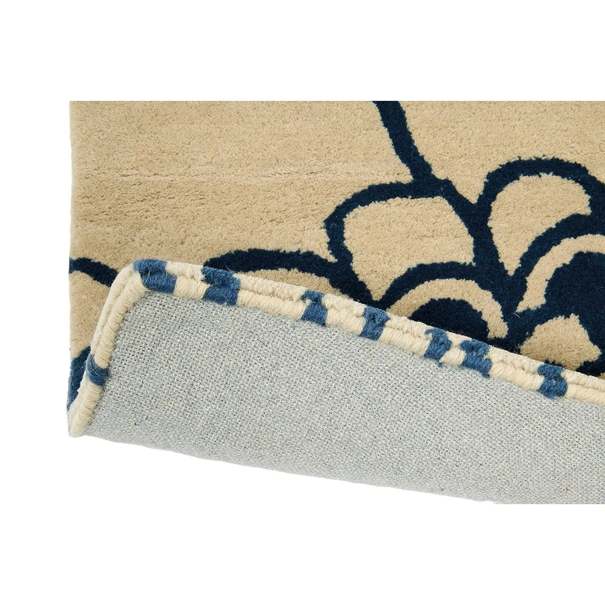 Florence Broadhurst Japanese Floral Rug - Midnight