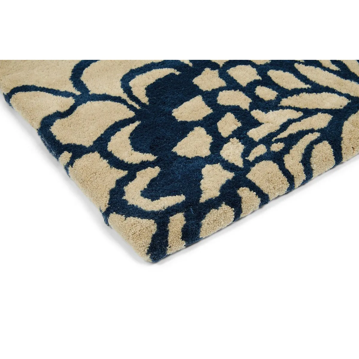 Florence Broadhurst Japanese Floral Rug - Midnight