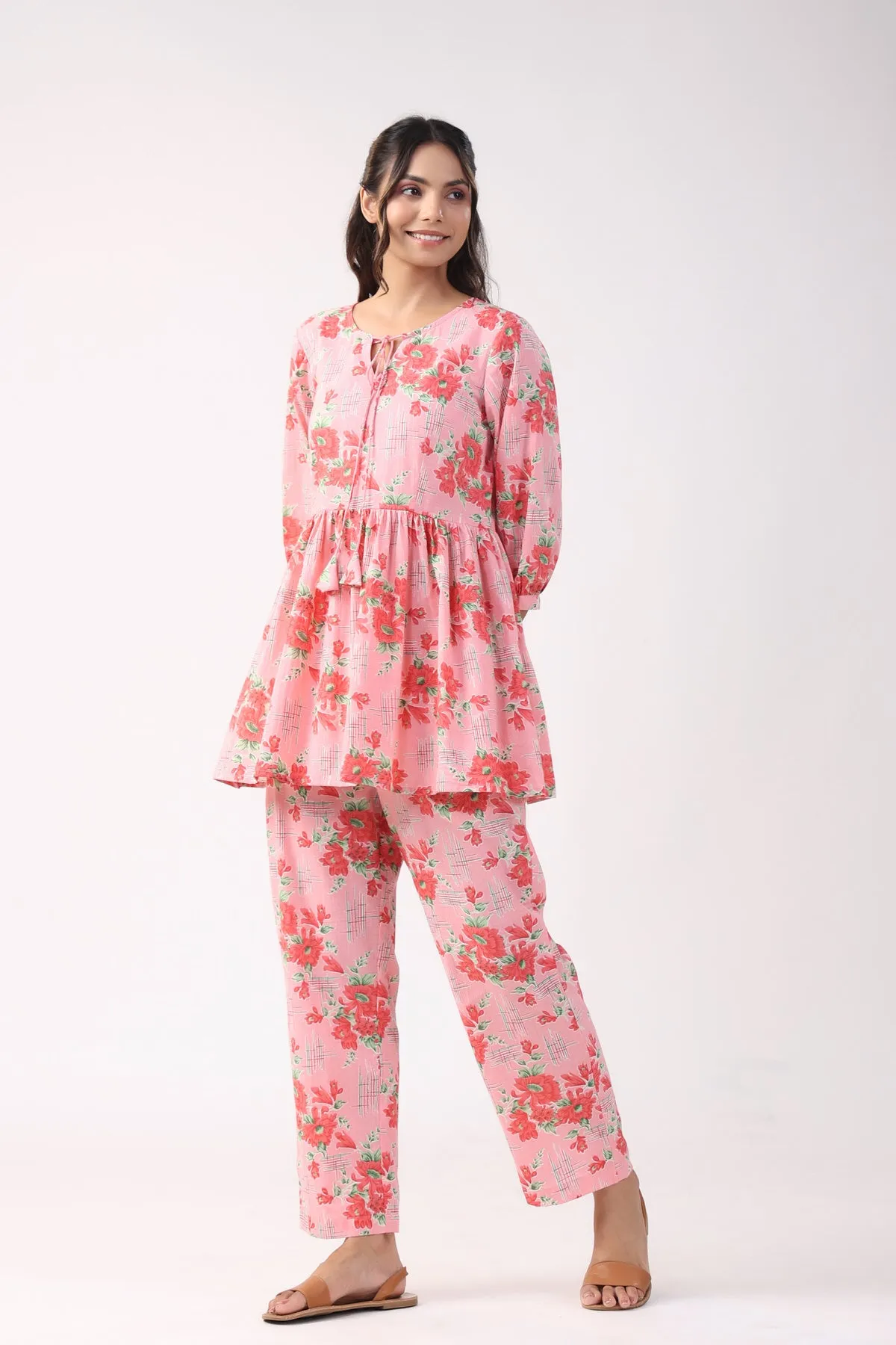 Garden Goddess Cotton Loungewear Set