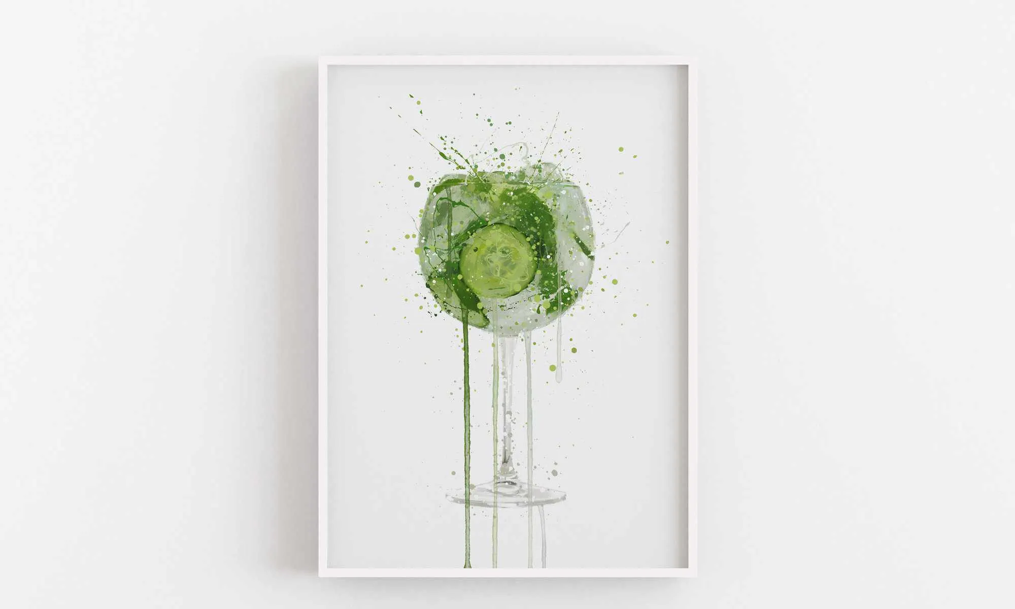 Gin and Tonic Wall Art Print 'Goblet 2.0'