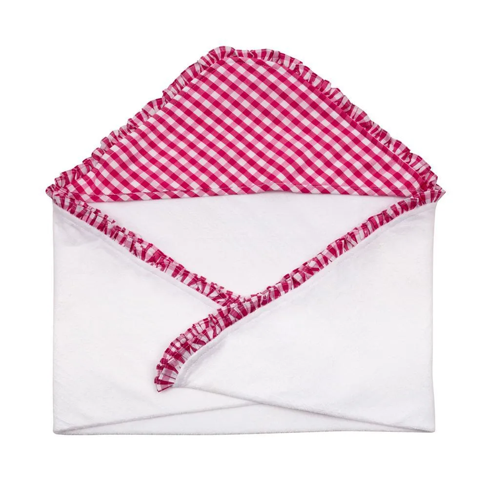 Gingham Hooded Towel