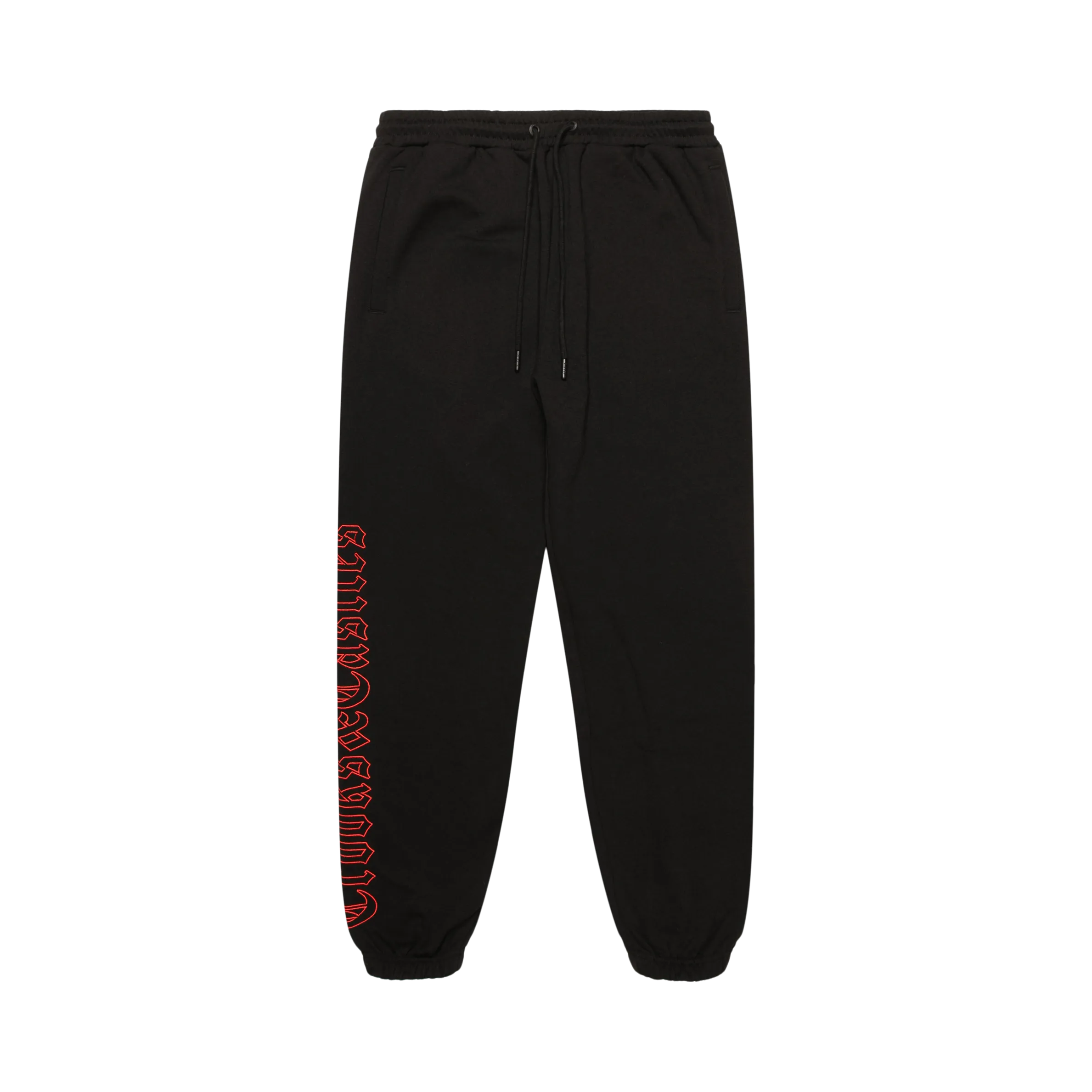 Gothic Embroidered Logo Jogger