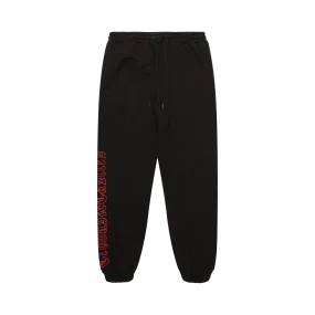 Gothic Embroidered Logo Jogger