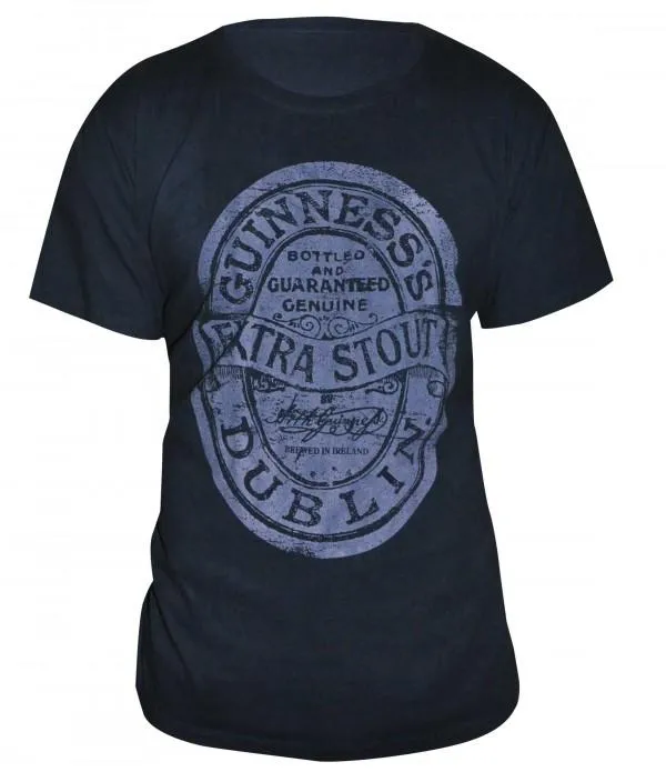 Guinness Distressed Label Tee