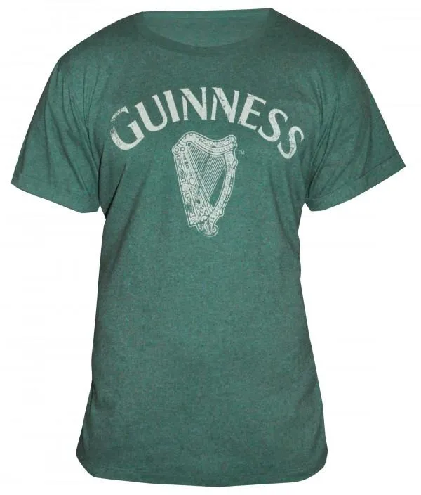 Guinness Heathered Harp Tee