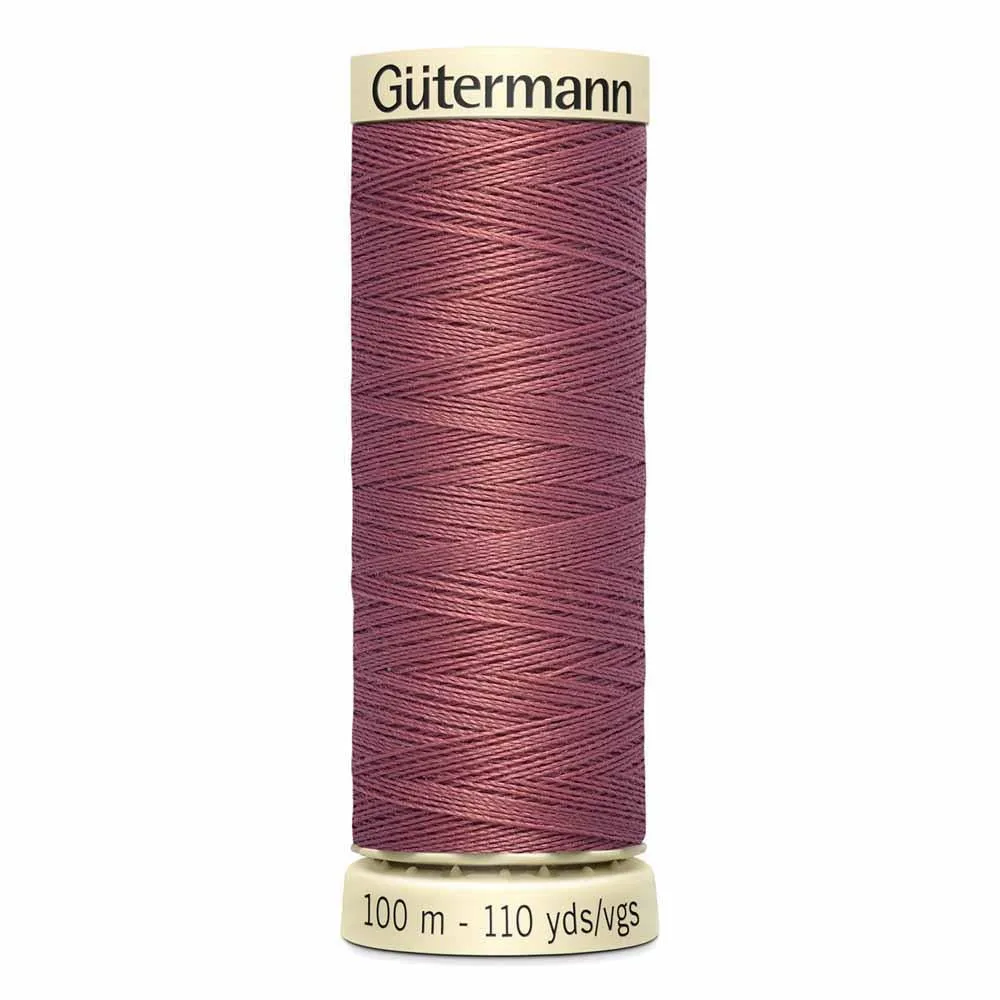 Gutermann Polyester Thread 100m #446 Dusty Pink