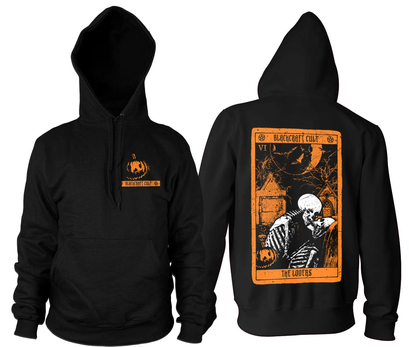 Halloween Lovers Tarot - Pullover Hoodie