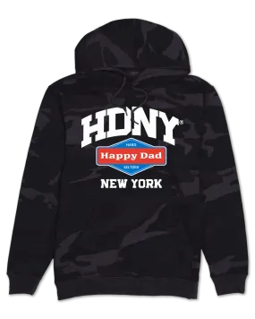 Happy Dad New York Hoodie (Black Camo)