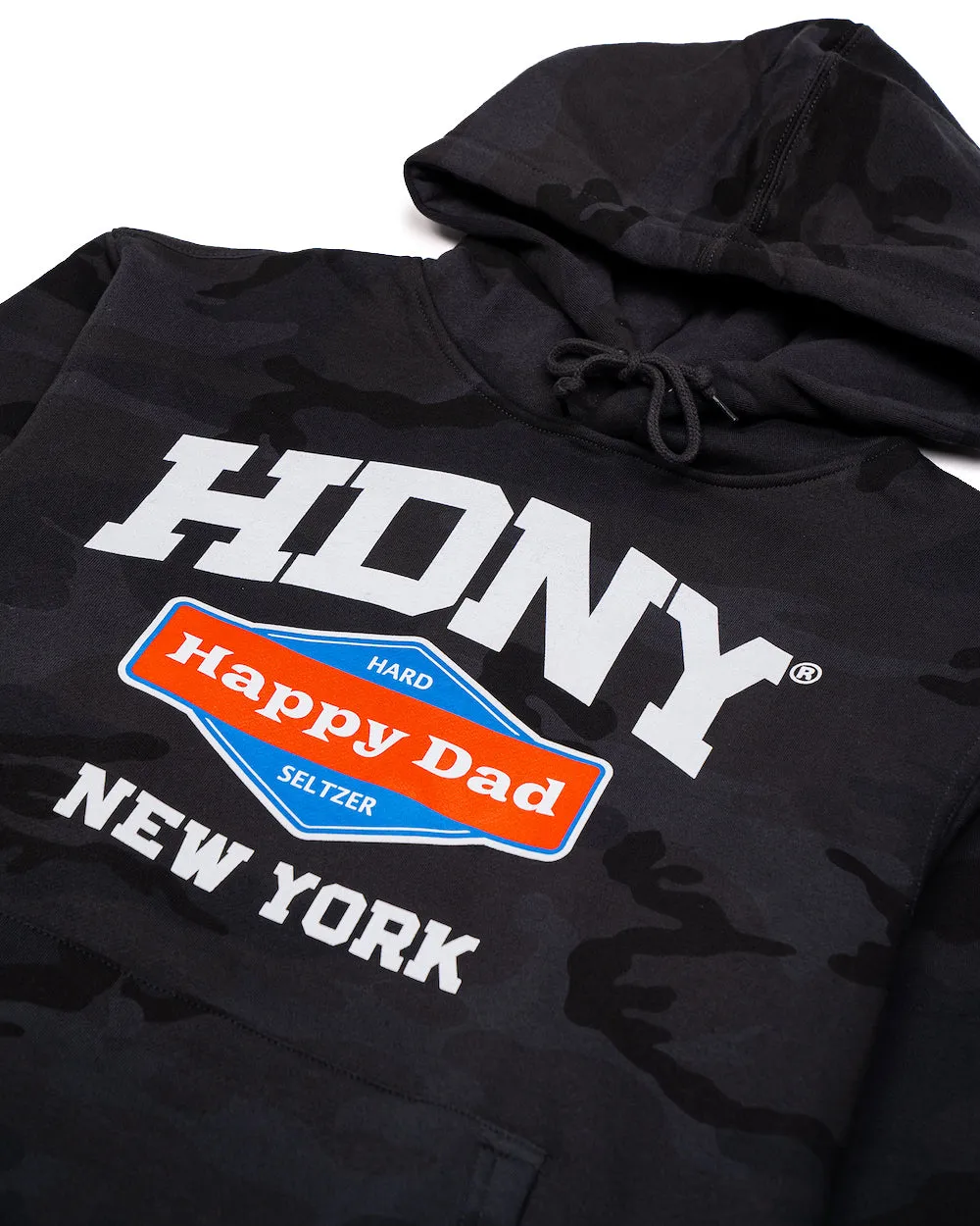 Happy Dad New York Hoodie (Black Camo)