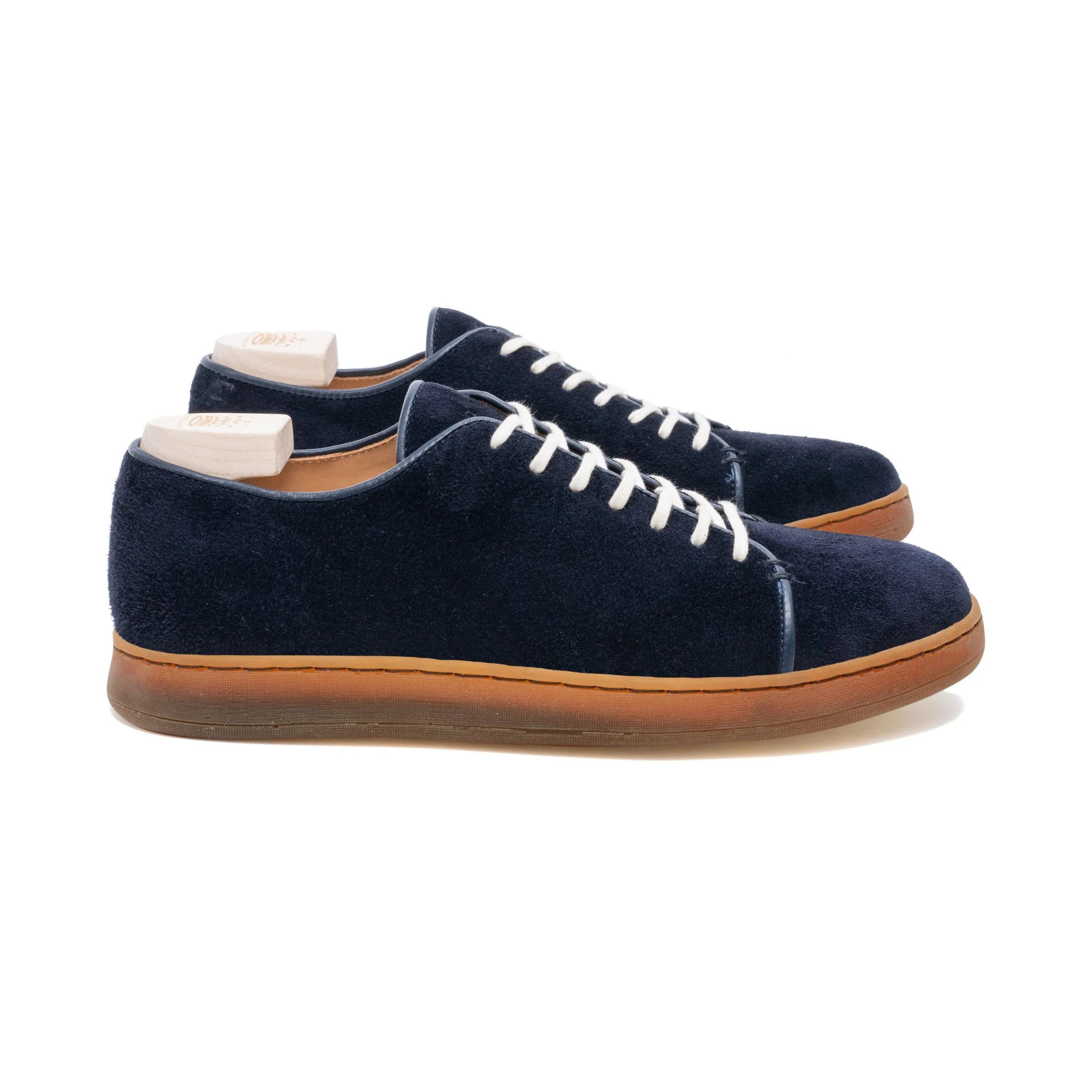 Harlestone Derby - Navy Scottish Deer Suede