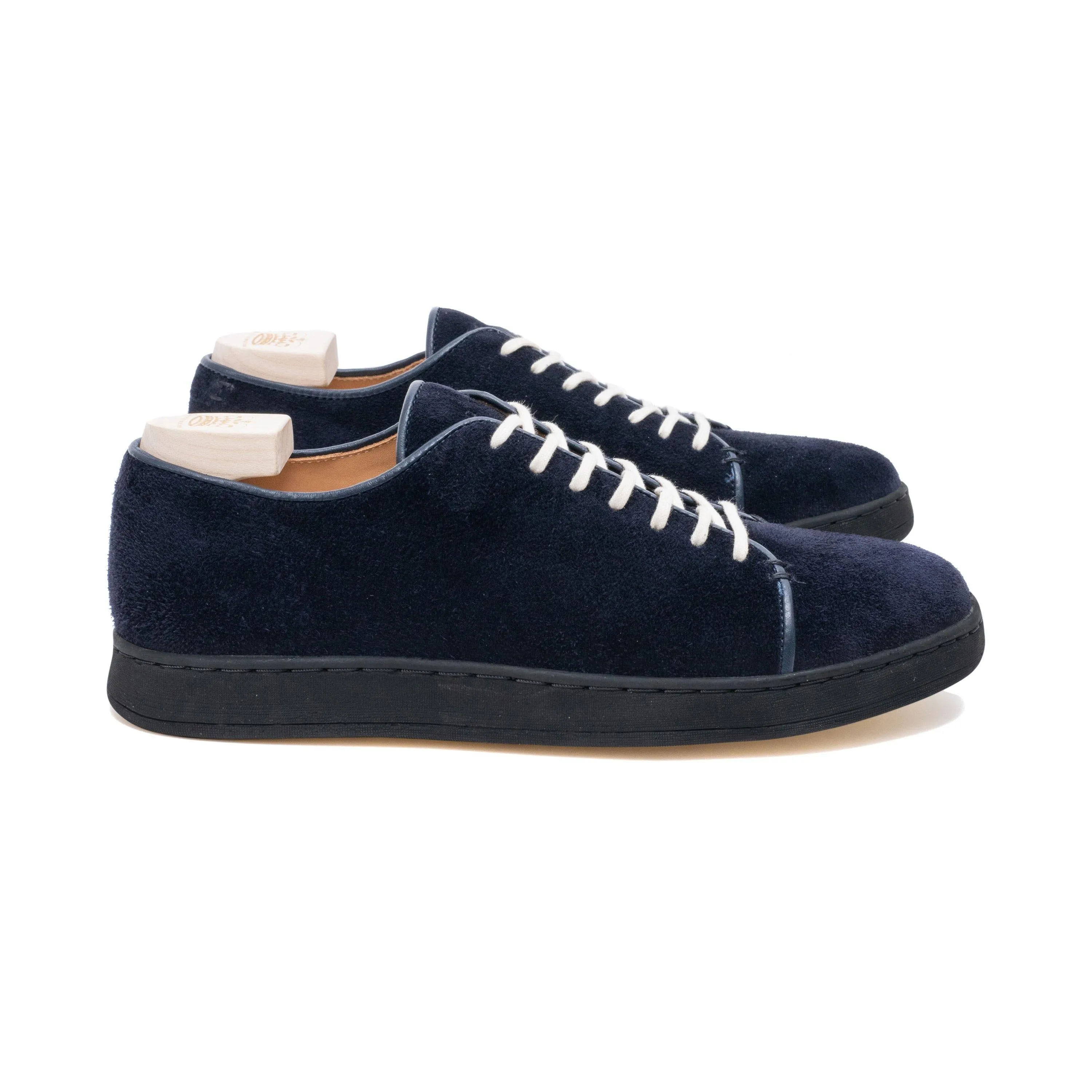 Harlestone Derby - Navy Scottish Deer Suede