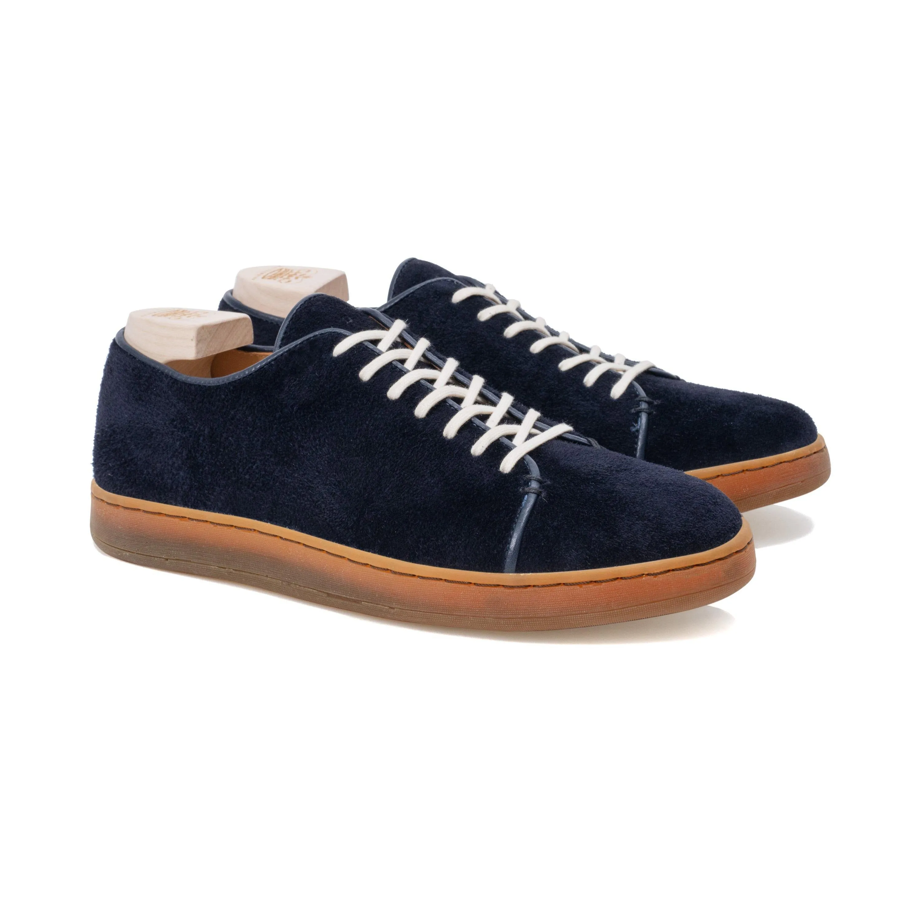 Harlestone Derby - Navy Scottish Deer Suede