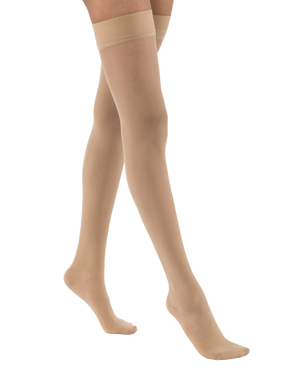 Jobst Ultrasheer Sensitive Closed Toe Thigh Highs 15-20 mmHg