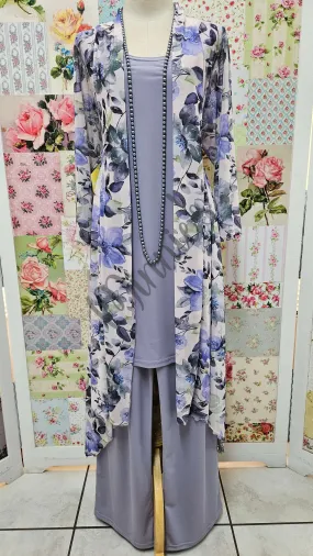 Lilac Printed Jacket SH0145