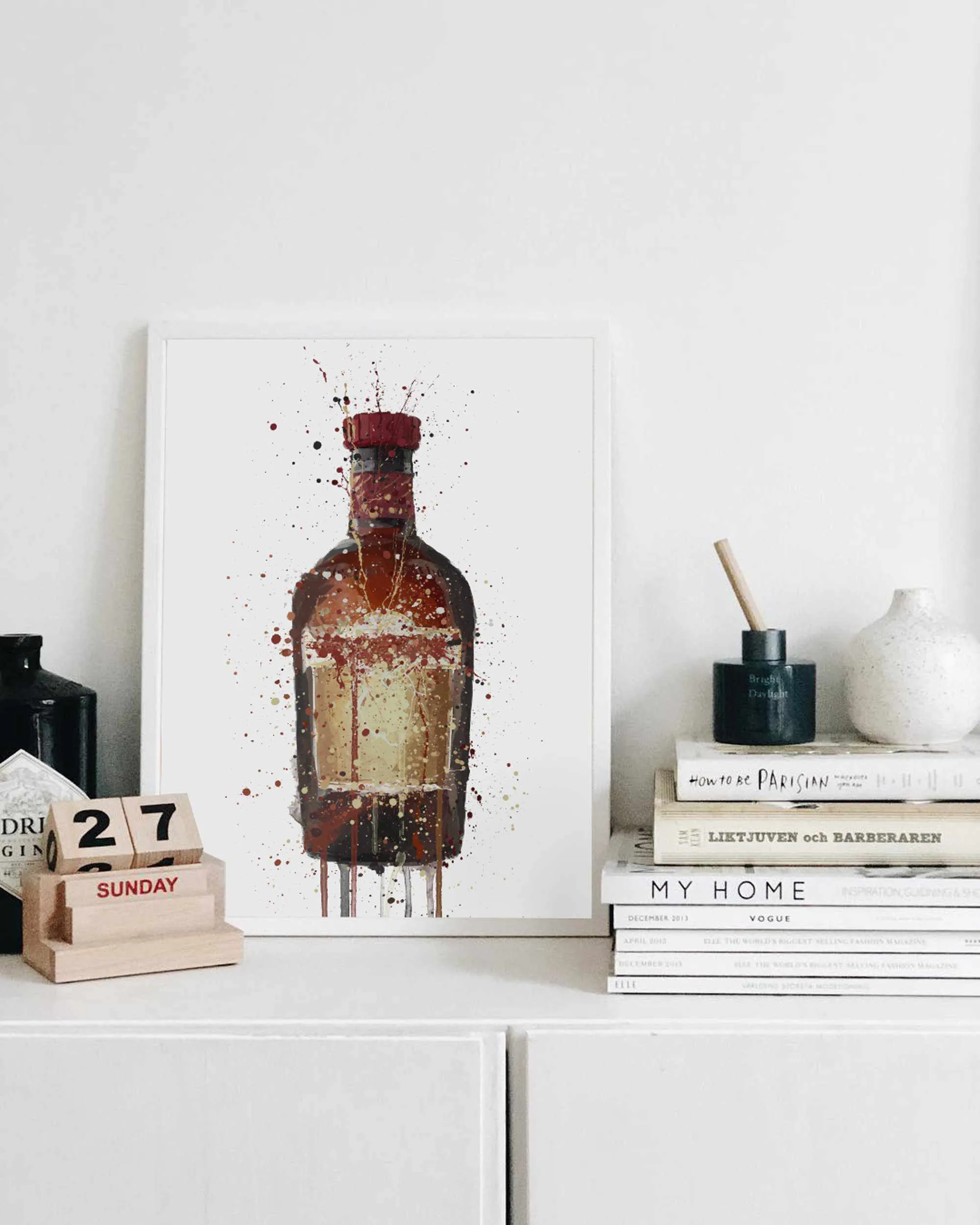 Liqueur Bottle Wall Art Print 'Sweet Pollen'