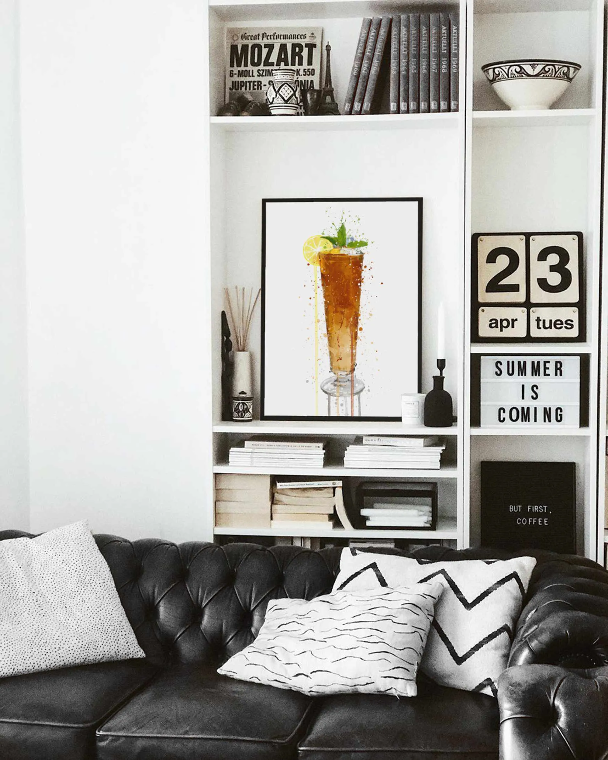 Long Island Ice Tea Cocktail Wall Art Print