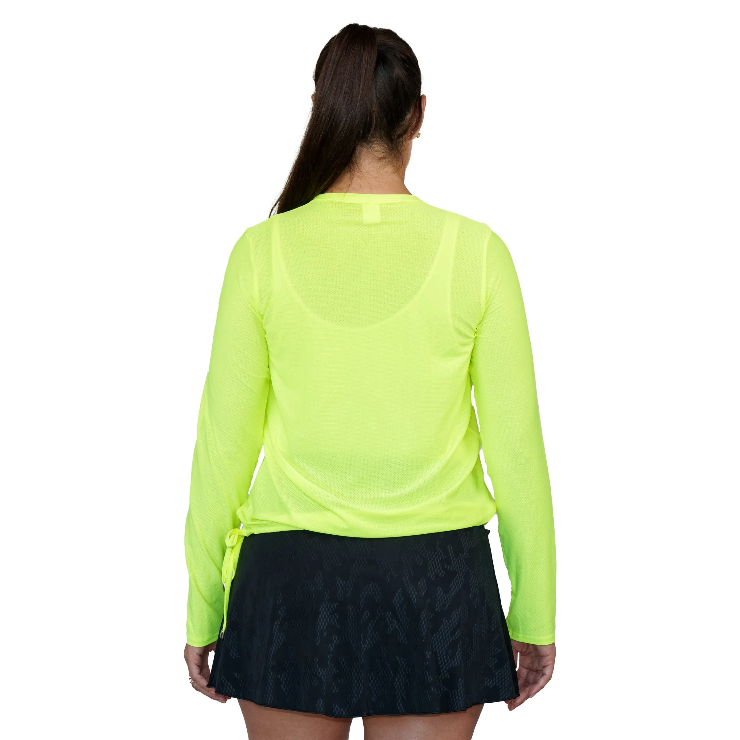 Long Sleeves Light Mesh Relax Top