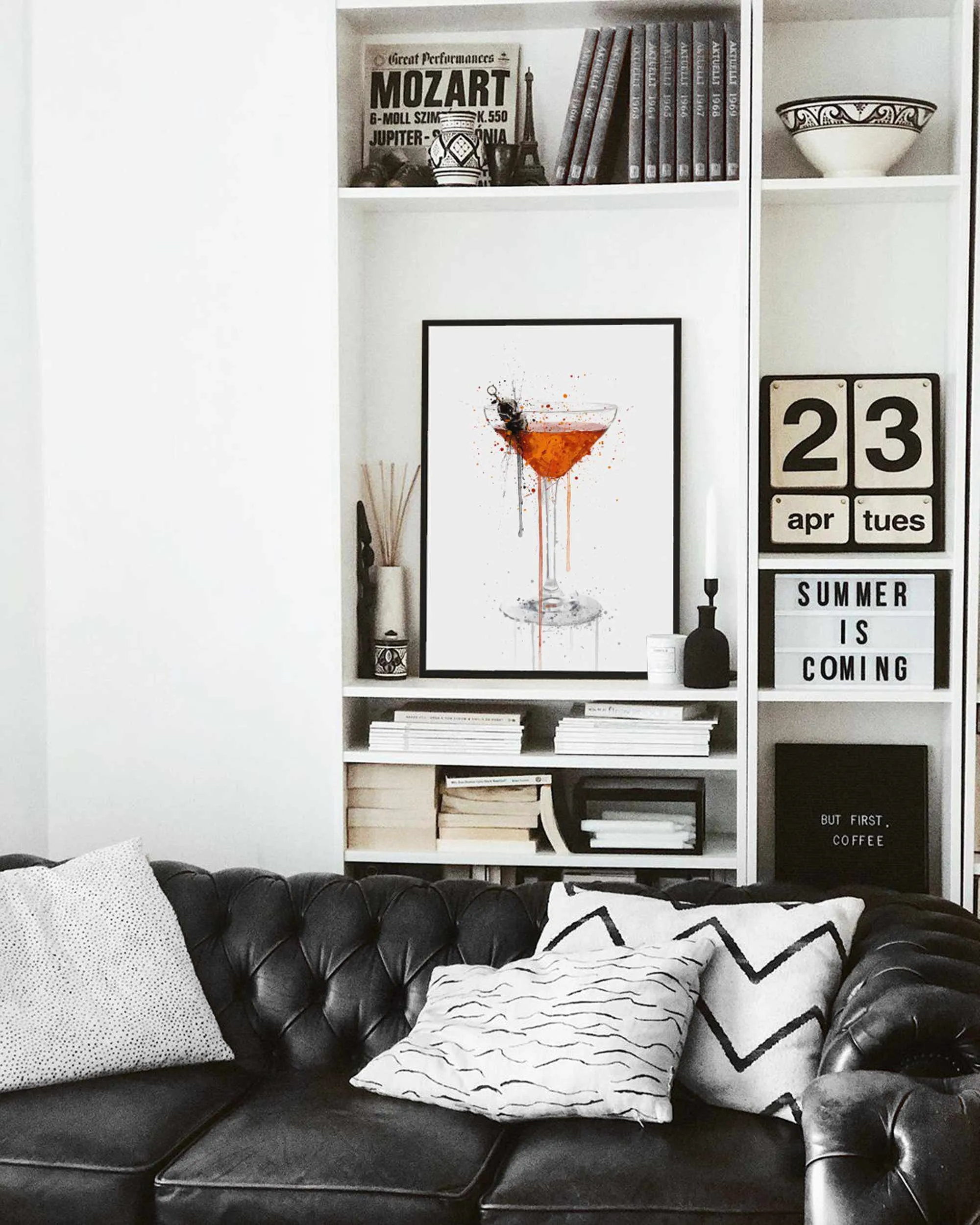 Manhattan Cocktail Wall Art Print