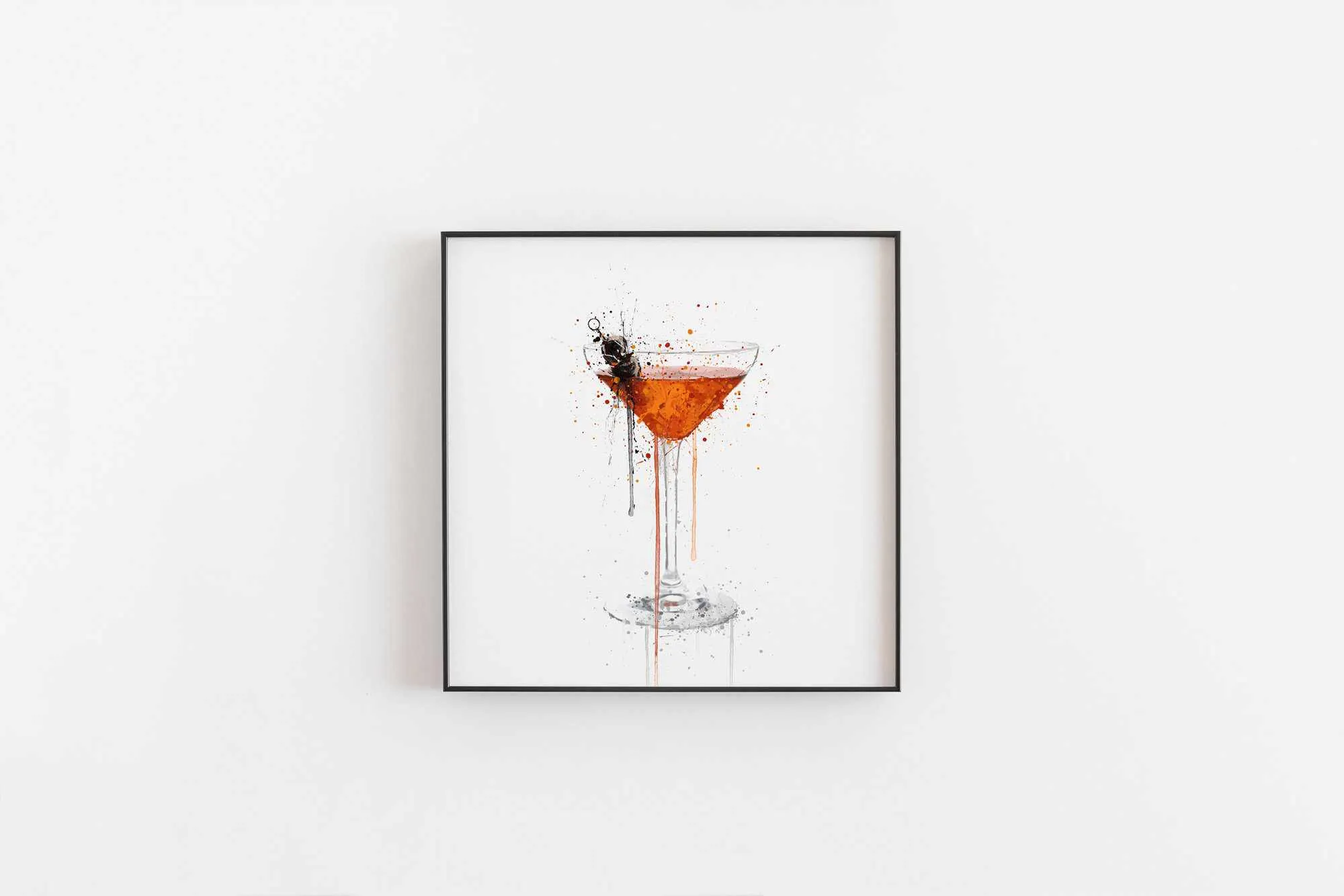 Manhattan Cocktail Wall Art Print