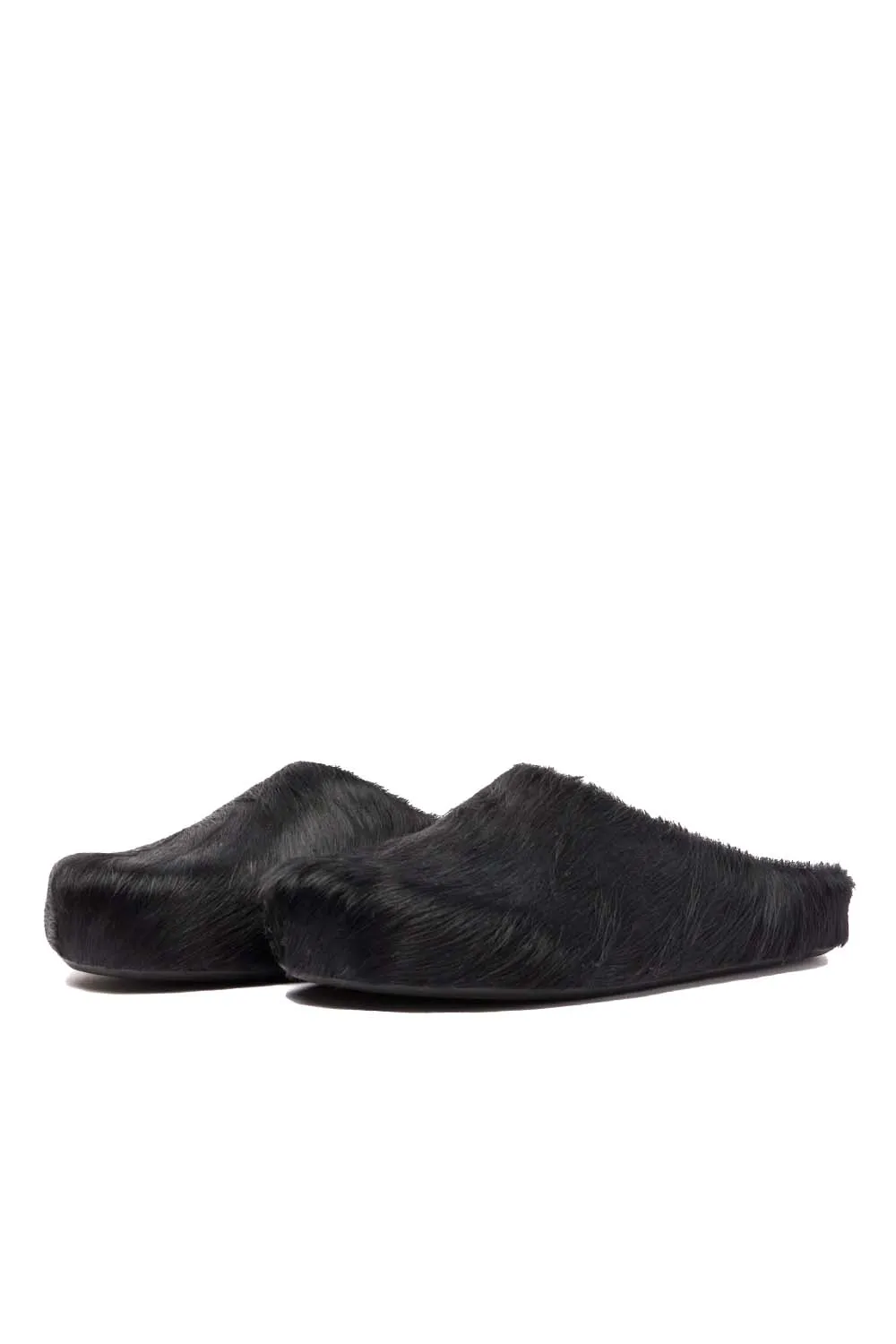 Marni Mens Fussbett Sabot 'Black'