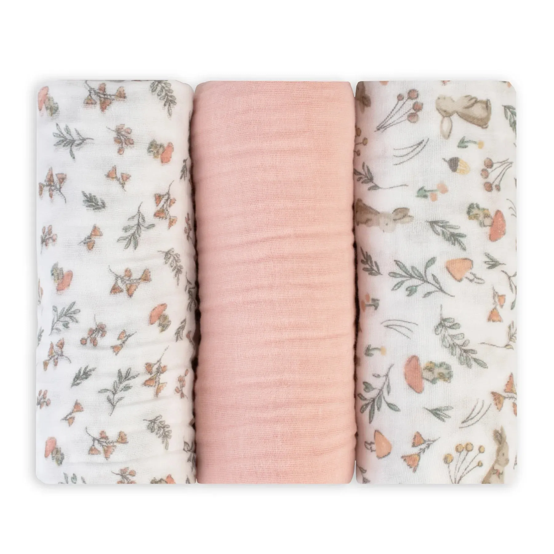 Muslin Swaddle 3pk - Harvest Bunny