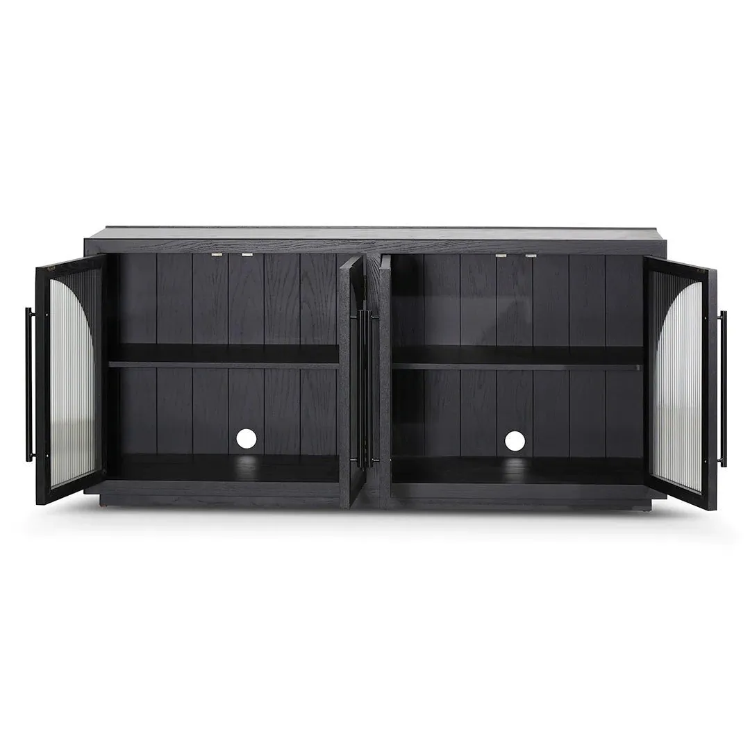 Naples Oak Buffet - Black