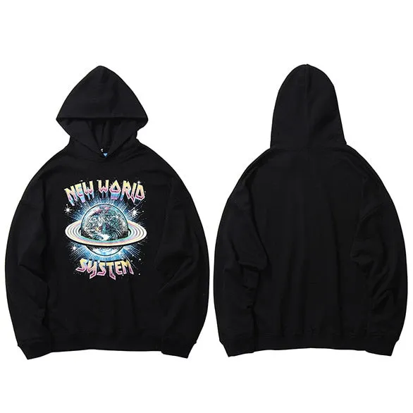 New World System  Pullover Hoodie