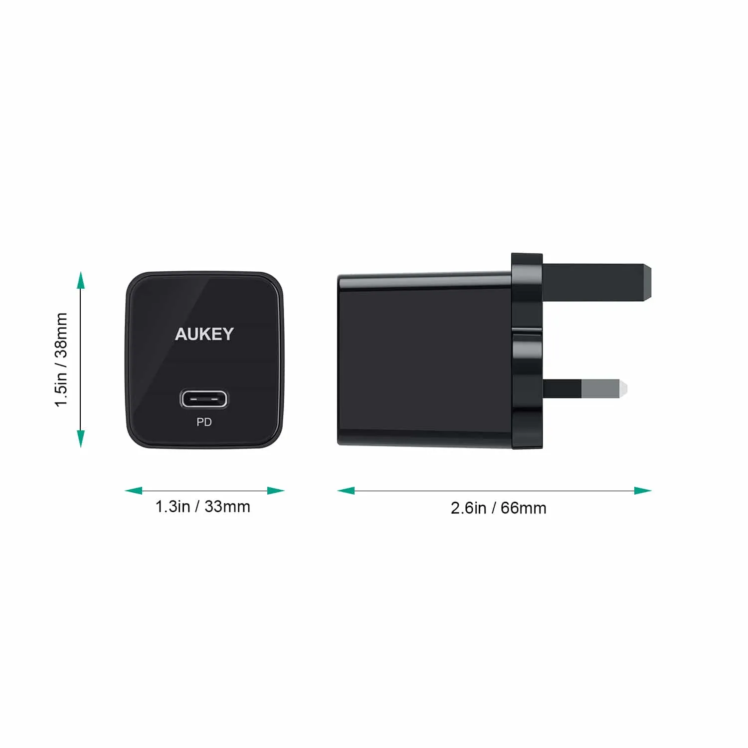 PA-Y18 Power Delivery USB-C Wall Charger With CB-CL1 USB C To Lightning Cable