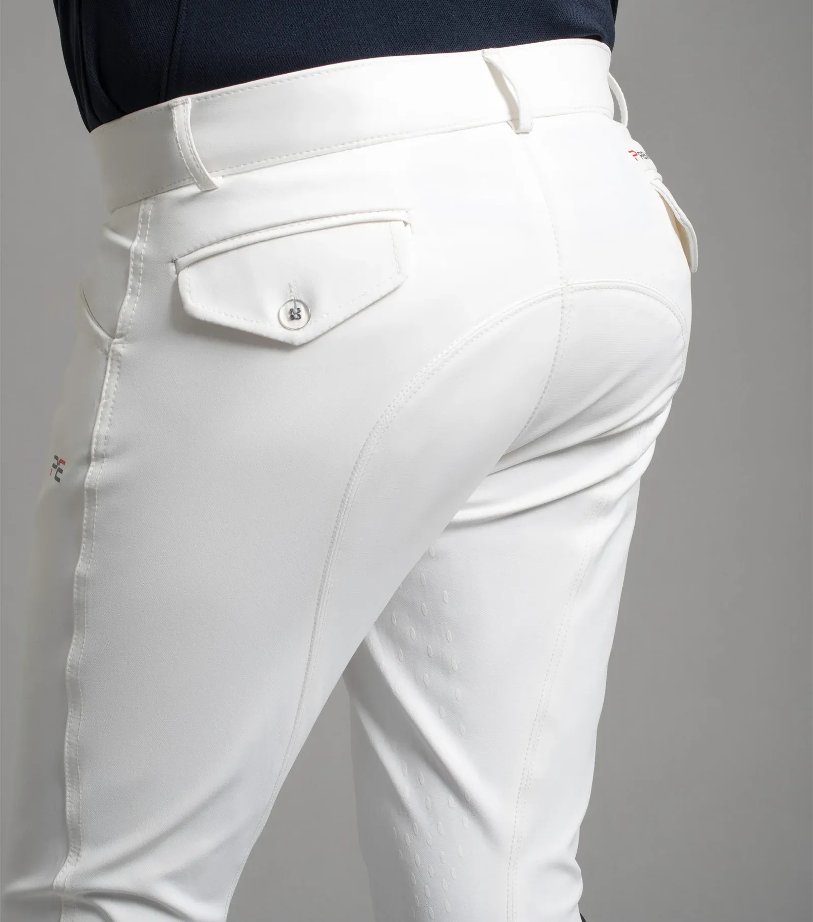 PEI Emilio Men's Gel Knee Breeches - White