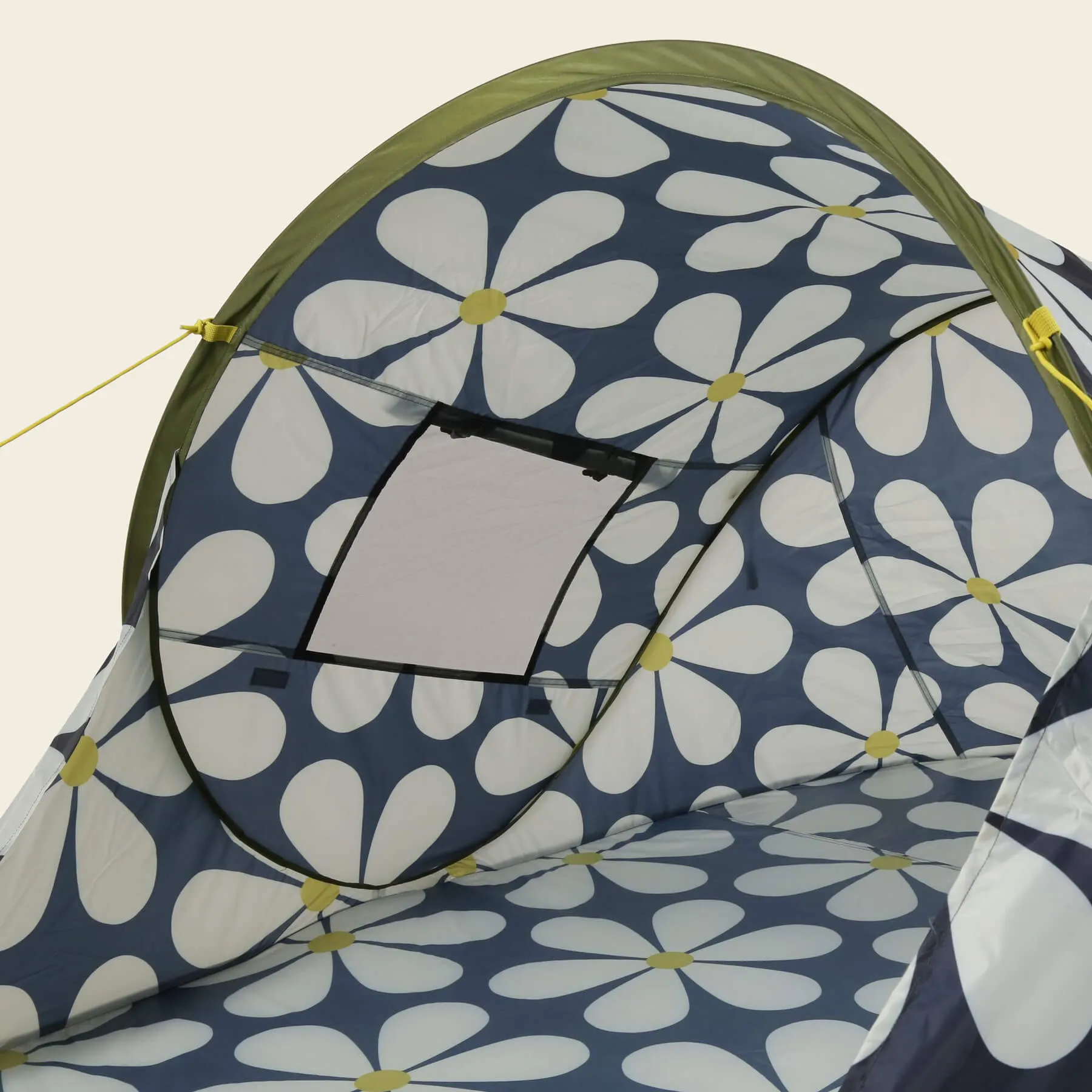 Pop Up Beach Shelter - Black Daisy