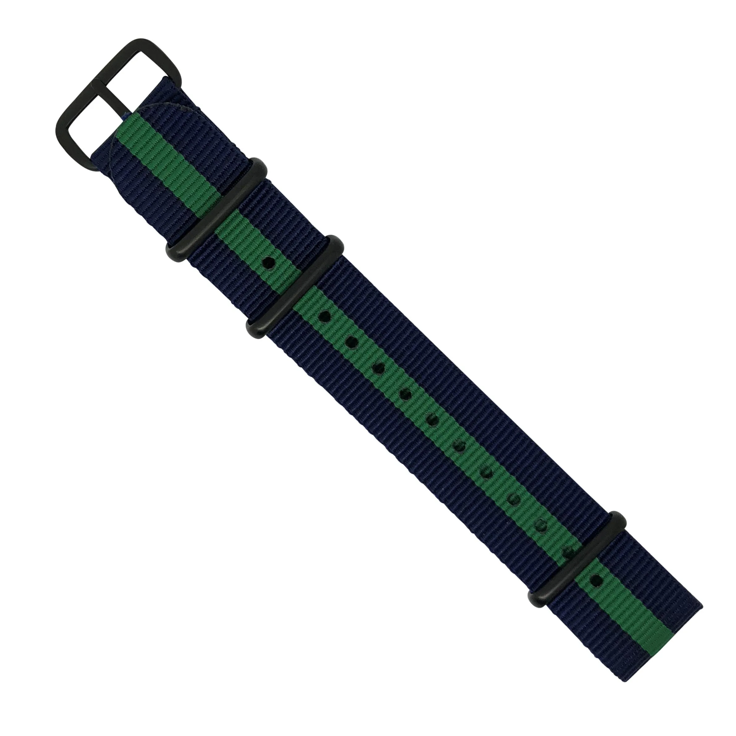 Premium Nato Strap in Navy Green