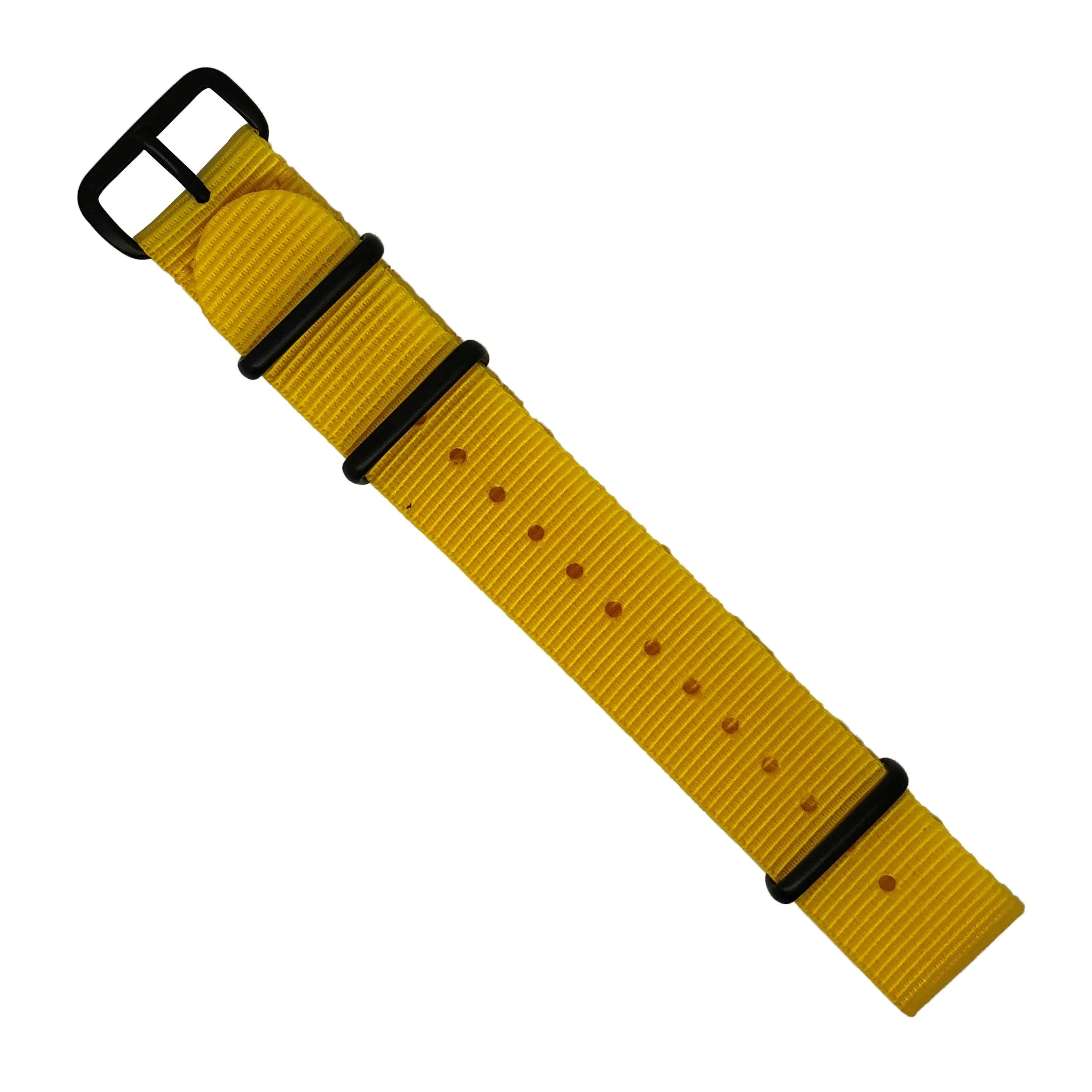 Premium Nato Strap in Yellow