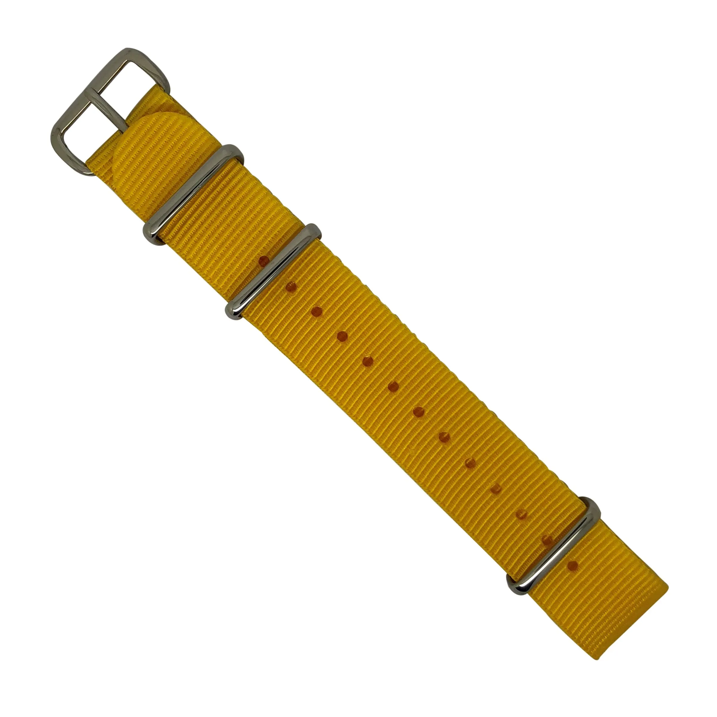 Premium Nato Strap in Yellow