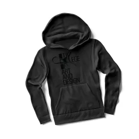 "Back in Black" Otis College Logo Hoodie