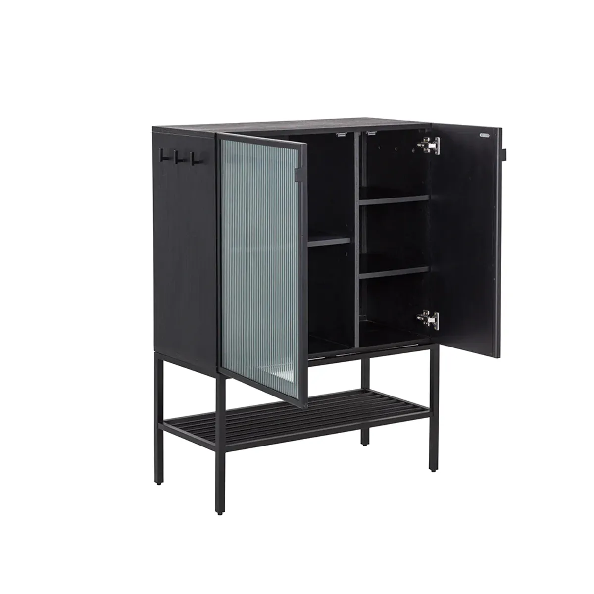 Renzo Entryway Cabinet Small by Sunpan Black