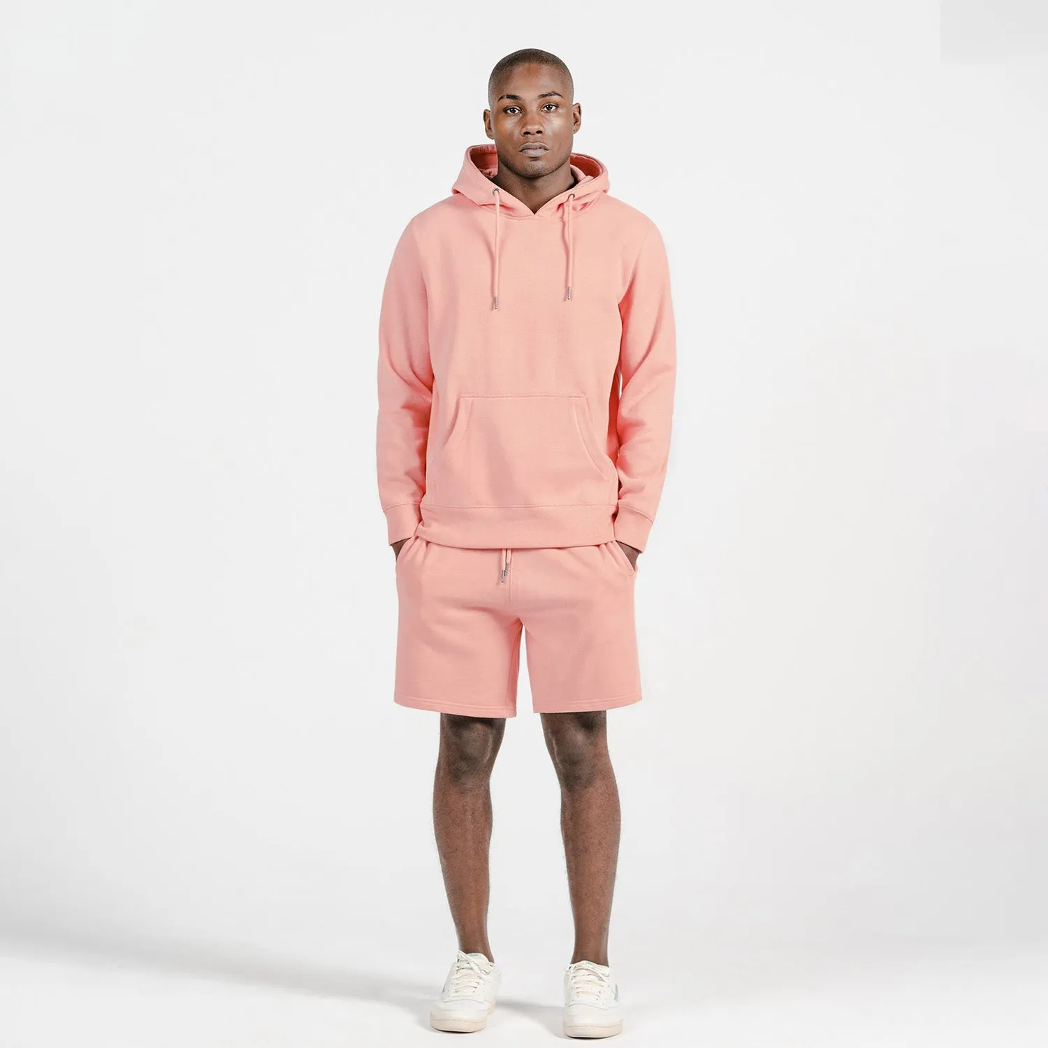 Salmon Organic Cotton Hooded Sweatshirt