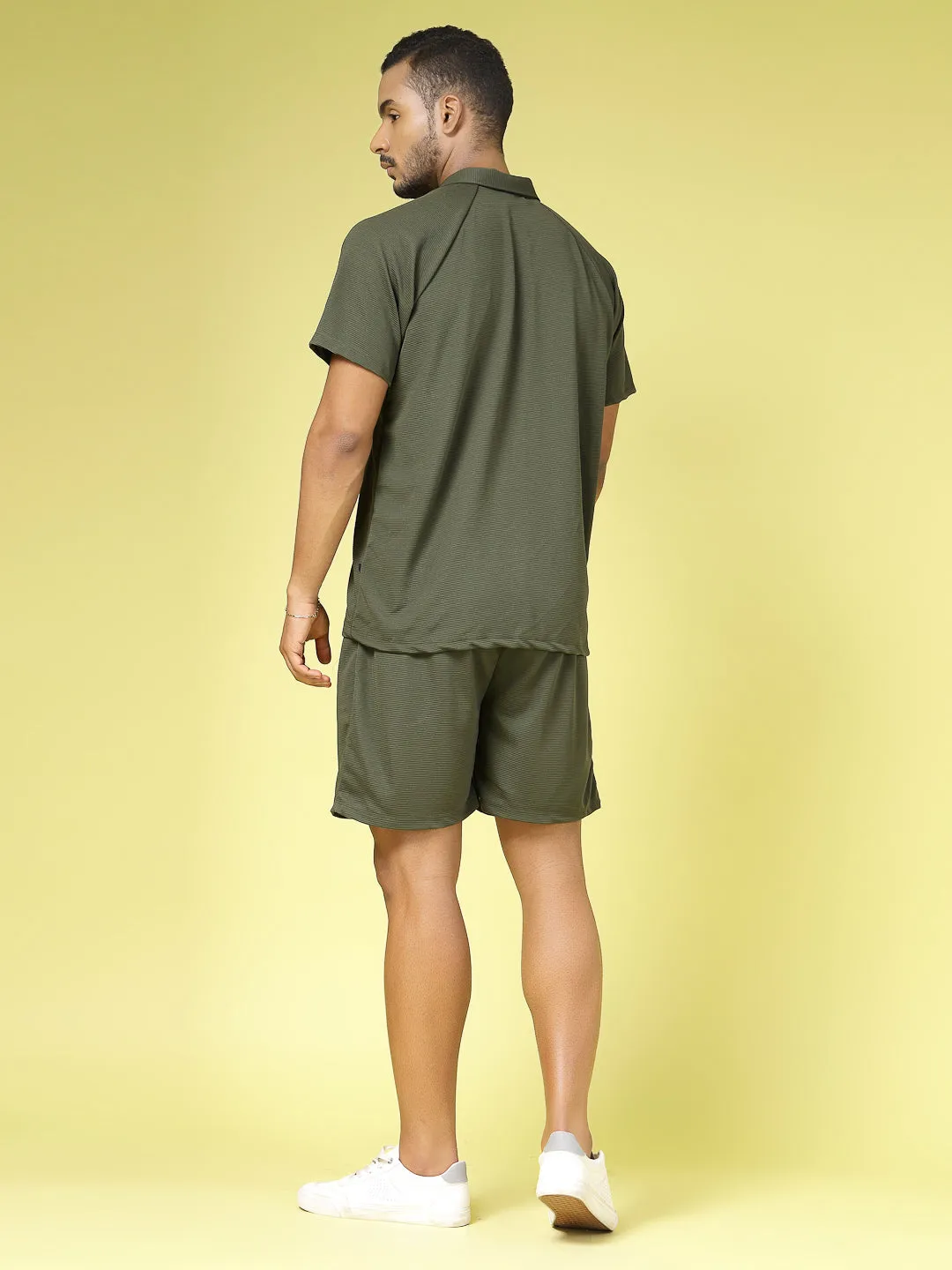 Solid Polyester Oversized Utility Co-ords