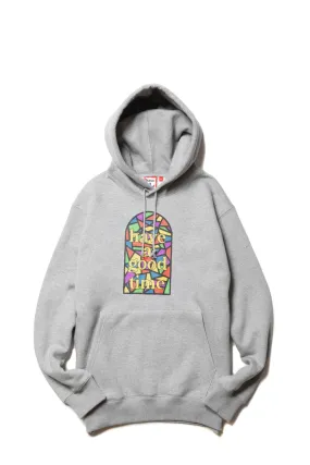 STAINED GLASS LOGO PULLOVER HOODIE FL HEATHER GRAY