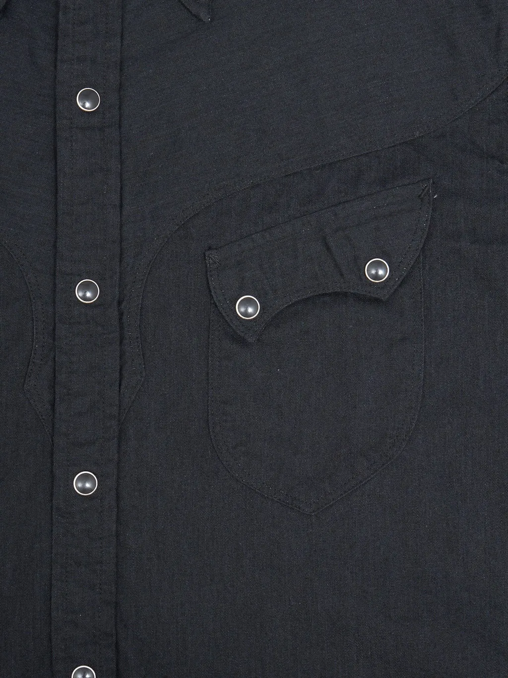 Stevenson Overall Co. Cody Denim Shirt Black