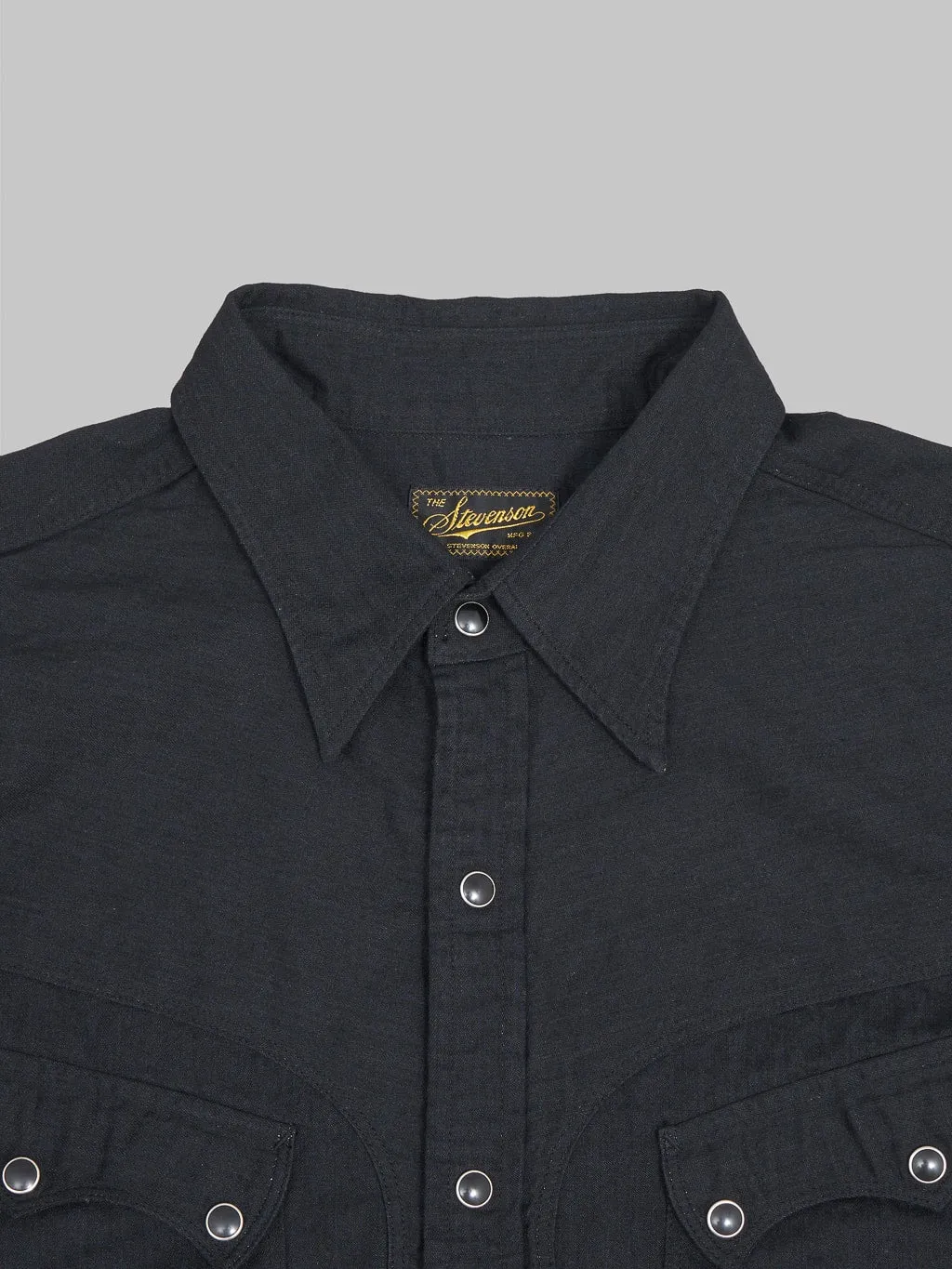 Stevenson Overall Co. Cody Denim Shirt Black