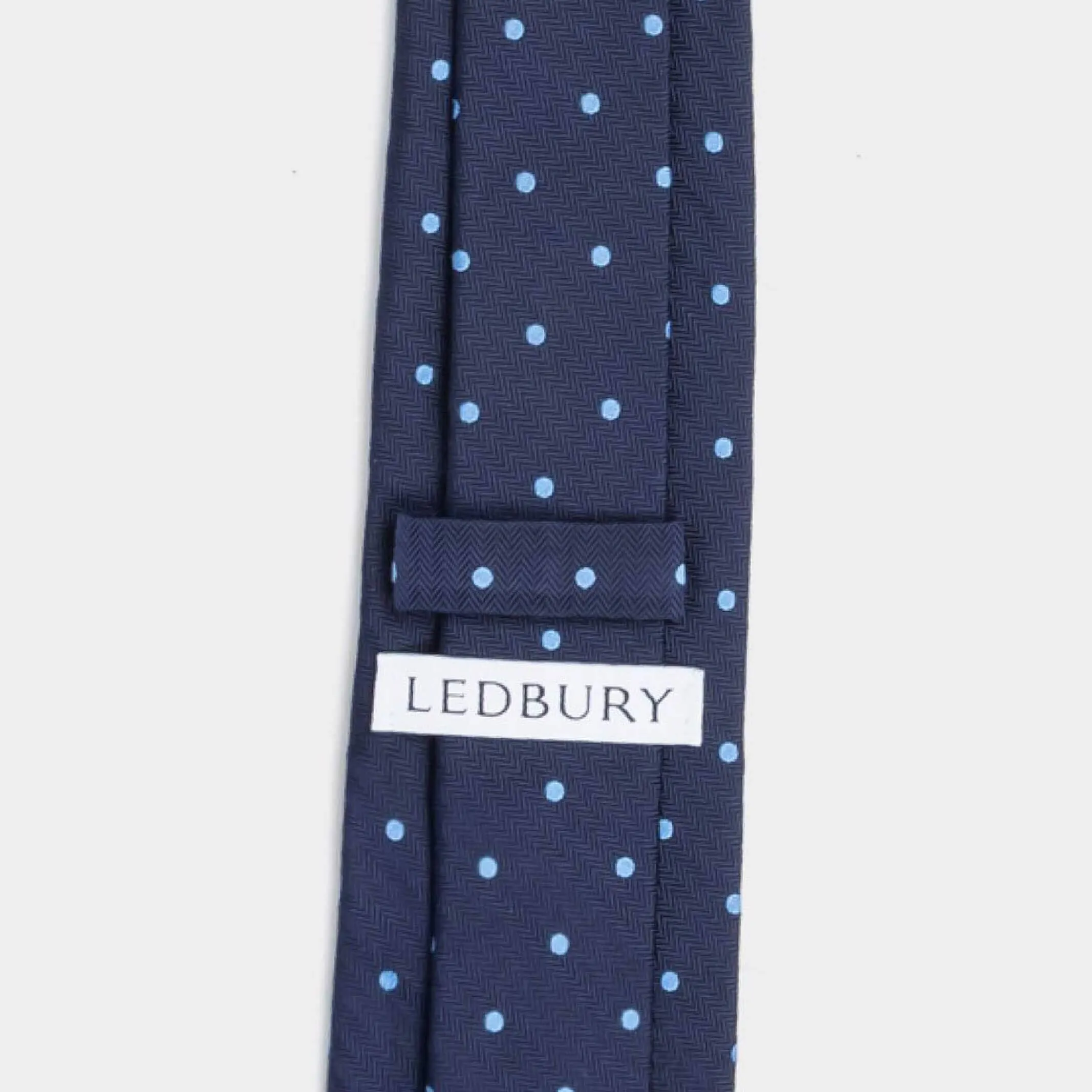 The Dark Blue Blaine Dot Tie