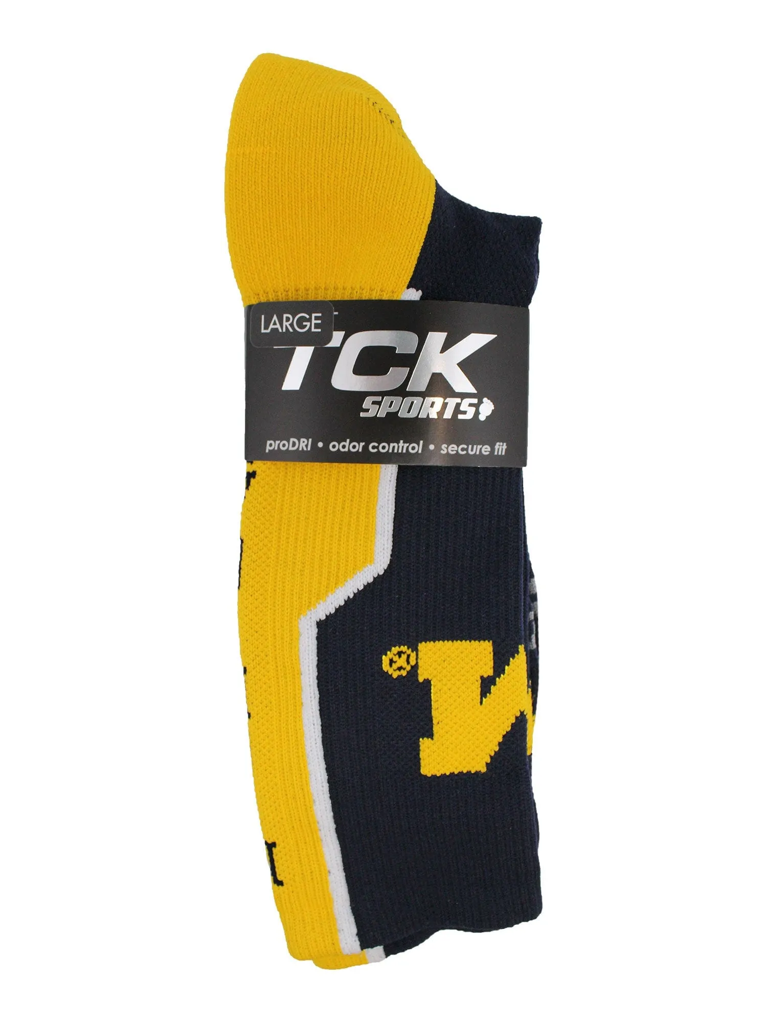 University of Michigan Wolverines Socks Perimeter Crew