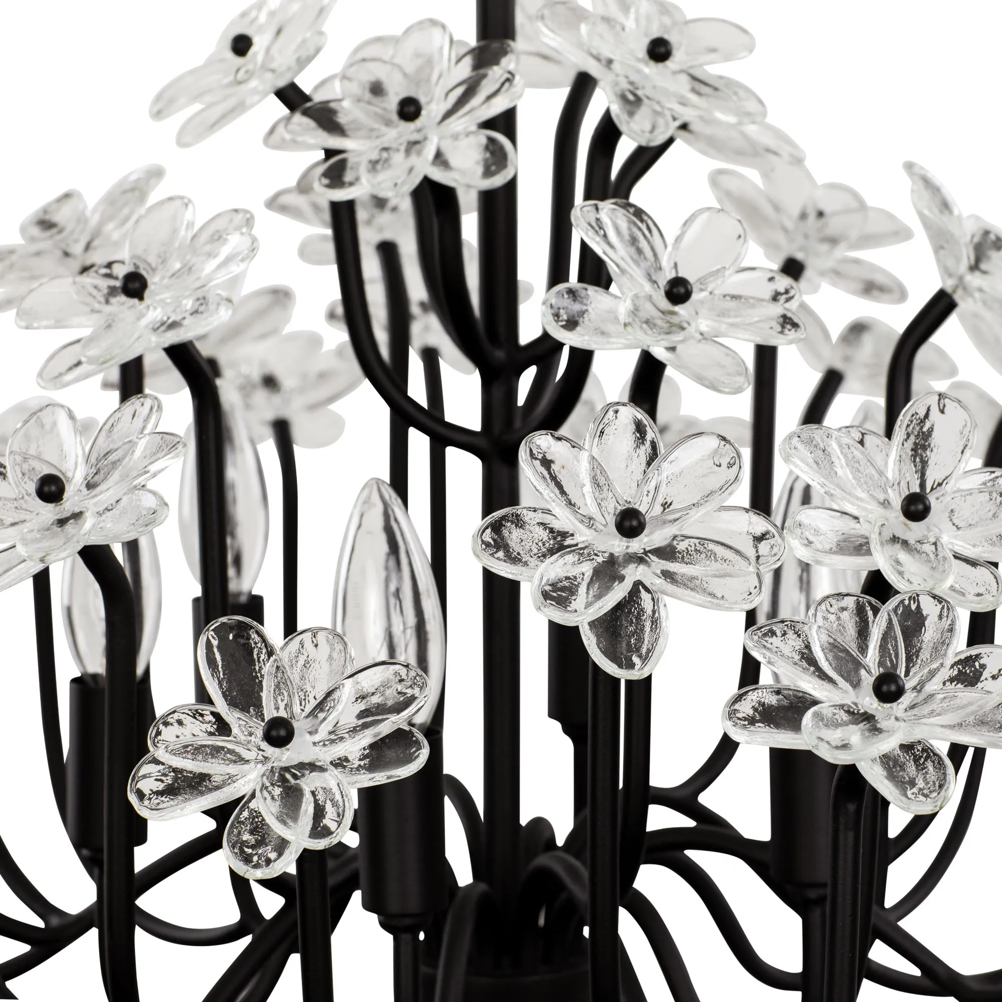 Wildflower 378C06MB 6-Light Chandelier - Matte Black