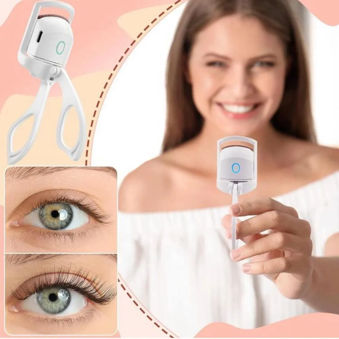 Women Heated Electric Eyelash Curler