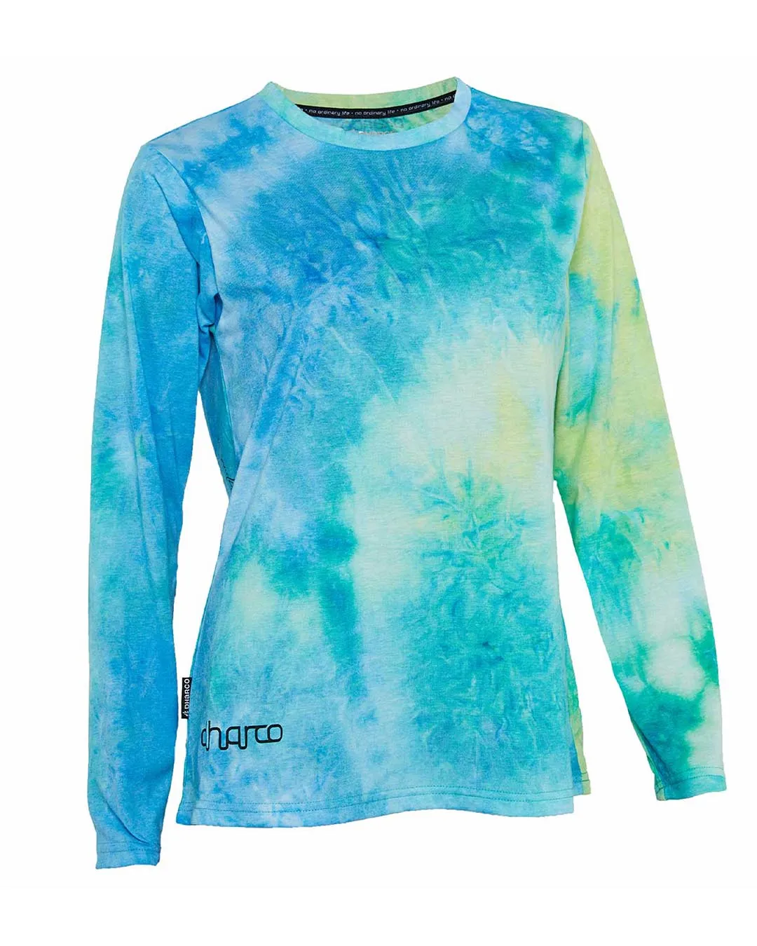 Womens Long Sleeve Tech Tee | Tie Dye